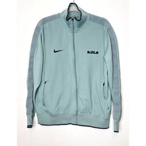 Nike Mens Lebron James Track Jacket XXL Seafoam Blue Full Zip Basketball Active